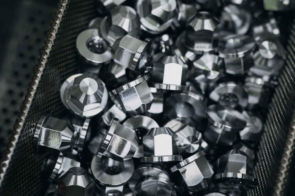 pièces décolletées en métal